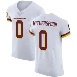 Elite Ahkello Witherspoon Men's Washington Commanders White Vapor Untouchable Jersey - Nike