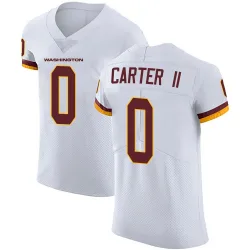 Elite Andre Carter II Men's Washington Commanders White Vapor Untouchable Jersey - Nike