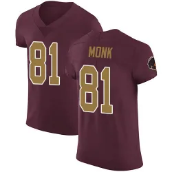 Elite Art Monk Men's Washington Commanders Burgundy Alternate Vapor Untouchable Jersey - Nike