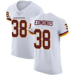 Elite Chase Edmonds Men's Washington Commanders White Vapor Untouchable Jersey - Nike
