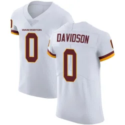 Elite D.J. Davidson Men's Washington Commanders White Vapor Untouchable Jersey - Nike