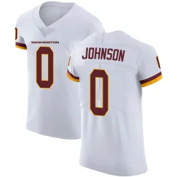 Elite DJ Johnson Men's Washington Commanders White Vapor Untouchable Jersey - Nike