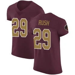Elite Darius Rush Men's Washington Commanders Burgundy Alternate Vapor Untouchable Jersey - Nike