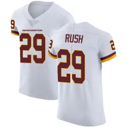 Elite Darius Rush Men's Washington Commanders White Vapor Untouchable Jersey - Nike