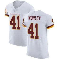 Elite Daryl Worley Men's Washington Commanders White Vapor Untouchable Jersey - Nike