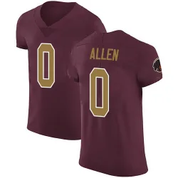 Elite Kaytron Allen Men's Washington Commanders Burgundy Alternate Vapor Untouchable Jersey - Nike