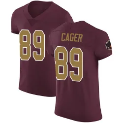Elite Lawrence Cager Men's Washington Commanders Burgundy Alternate Vapor Untouchable Jersey - Nike
