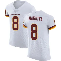 Elite Marcus Mariota Men's Washington Commanders White Vapor Untouchable Jersey - Nike
