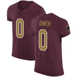 Elite Odafe Oweh Men's Washington Commanders Burgundy Alternate Vapor Untouchable Jersey - Nike