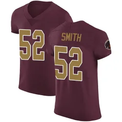 Elite Preston Smith Men's Washington Commanders Burgundy Alternate Vapor Untouchable Jersey - Nike