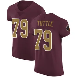 Elite Shy Tuttle Men's Washington Commanders Burgundy Alternate Vapor Untouchable Jersey - Nike