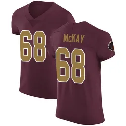 Elite Timothy McKay Men's Washington Commanders Burgundy Alternate Vapor Untouchable Jersey - Nike