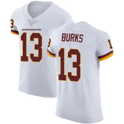 Elite Treylon Burks Men's Washington Commanders White Vapor Untouchable Jersey - Nike