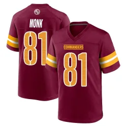 Game Art Monk Men's Washington Commanders Burgundy Jersey - Nike