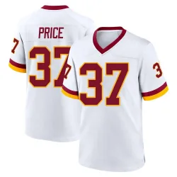 Game Bobby Price Men's Washington Commanders White Jersey - Nike