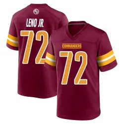 Game Charles Leno Jr. Men's Washington Commanders Burgundy Jersey - Nike