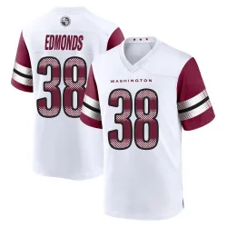 Game Chase Edmonds Men's Washington Commanders White Jersey - Nike
