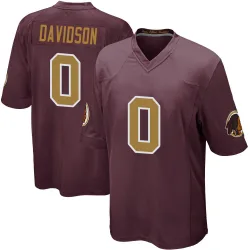 Game D.J. Davidson Youth Washington Commanders Burgundy Alternate Jersey - Nike