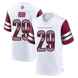 Game Darius Rush Men's Washington Commanders White Jersey - Nike