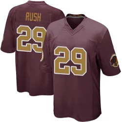 Game Darius Rush Youth Washington Commanders Burgundy Alternate Jersey - Nike