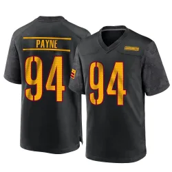 Game Daron Payne Men's Washington Commanders Black Alternate Jersey - Nike