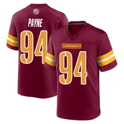 Game Daron Payne Men's Washington Commanders Burgundy Jersey - Nike