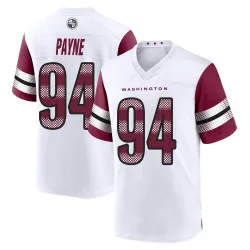 Game Daron Payne Men's Washington Commanders White Jersey - Nike