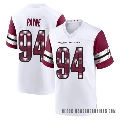 Game Daron Payne Youth Washington Commanders White Jersey - Nike