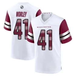 Game Daryl Worley Men's Washington Commanders White Jersey - Nike