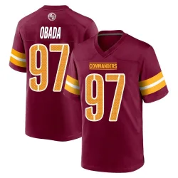 Game Efe Obada Men's Washington Commanders Burgundy Jersey - Nike