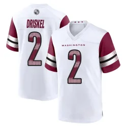 Game Jeff Driskel Men's Washington Commanders White Jersey - Nike