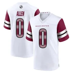 Game Kaytron Allen Men's Washington Commanders White Jersey - Nike