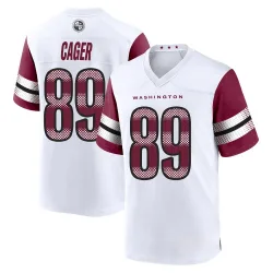 Game Lawrence Cager Men's Washington Commanders White Jersey - Nike