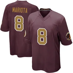 Game Marcus Mariota Youth Washington Commanders Burgundy Alternate Jersey - Nike