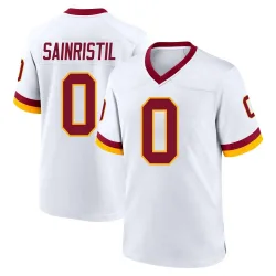 Game Mike Sainristil Men's Washington Commanders White Jersey - Nike