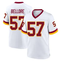 Game Nick Bellore Men's Washington Commanders White Jersey - Nike