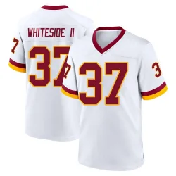 Game Nick Whiteside II Men's Washington Commanders White Jersey - Nike