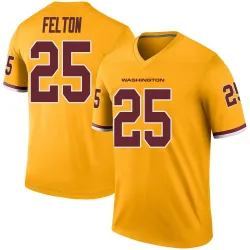 Legend Demetric Felton Youth Washington Commanders Gold Color Rush Jersey - Nike