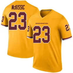 Legend J.D. McKissic Youth Washington Commanders Gold Color Rush Jersey - Nike
