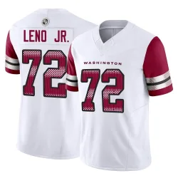 Limited Charles Leno Jr. Men's Washington Commanders White Vapor F.U.S.E. Jersey - Nike