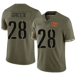 Limited Darrell Green Men's Washington Commanders Olive 2022 Salute To Service Jersey - Nike