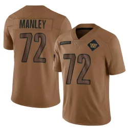 Limited Dexter Manley Men's Washington Commanders Brown 2023 Salute To Service Jersey - Nike
