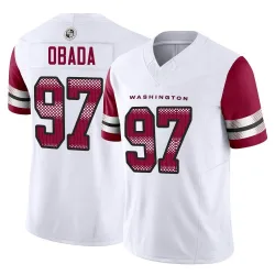 Limited Efe Obada Men's Washington Commanders White Vapor F.U.S.E. Jersey - Nike