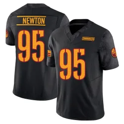 Limited Jer'Zhan Newton Men's Washington Commanders Black Vapor F.U.S.E. Jersey - Nike