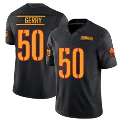 Limited Nate Gerry Men's Washington Commanders Black Vapor F.U.S.E. Jersey - Nike