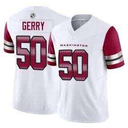 Limited Nate Gerry Men's Washington Commanders White Vapor F.U.S.E. Jersey - Nike