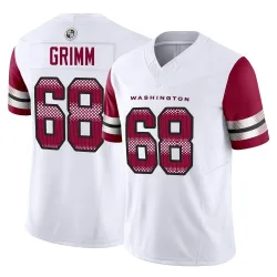 Limited Russ Grimm Men's Washington Commanders White Vapor F.U.S.E. Jersey - Nike