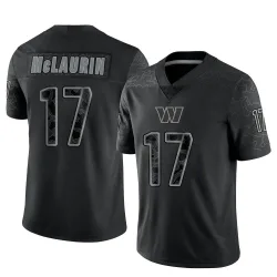 Limited Terry McLaurin Men's Washington Commanders Black Reflective Jersey - Nike