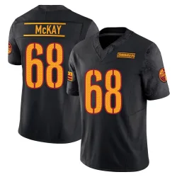 Limited Timothy McKay Men's Washington Commanders Black Vapor F.U.S.E. Jersey - Nike