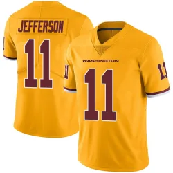 Limited Van Jefferson Men's Washington Commanders Gold Color Rush Jersey - Nike